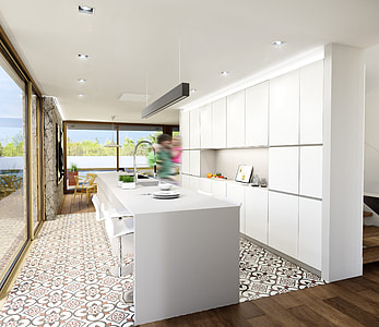 white kitchen interior thumbnail