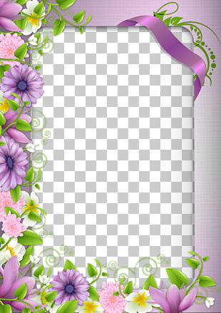 Free download | Borders and Frames Border Flowers frame , Purple ...