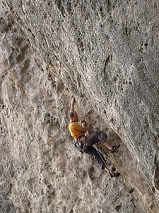 man hiking on mountain thumbnail