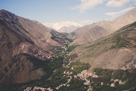 aerial photography of mountains thumbnail