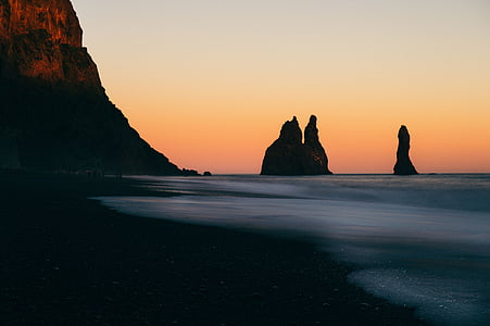 beach shore during golden hour thumbnail
