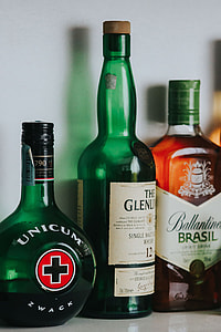 Bottles with liquor thumbnail