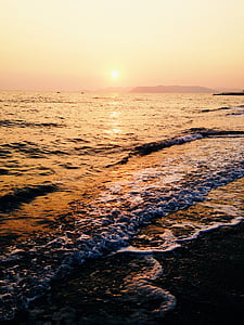 seashore during sunset thumbnail