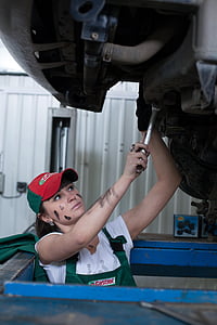 woman wearing Castrol uniform thumbnail