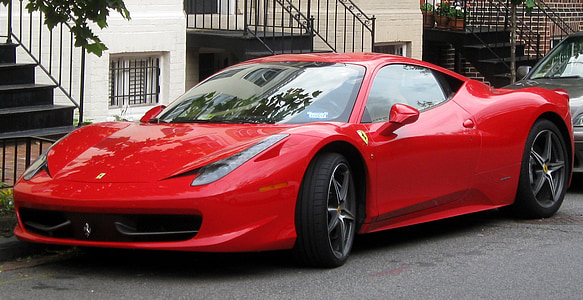 red sports car thumbnail