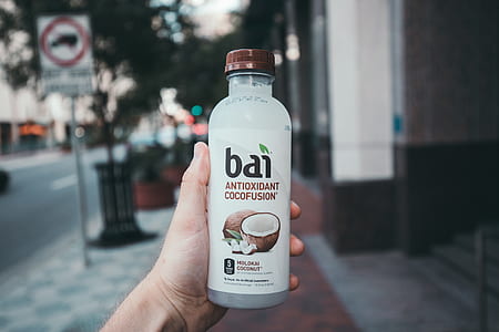 person holding Bai cocofusion drink bottle thumbnail