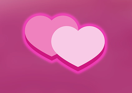 pink and white hearts illustration thumbnail