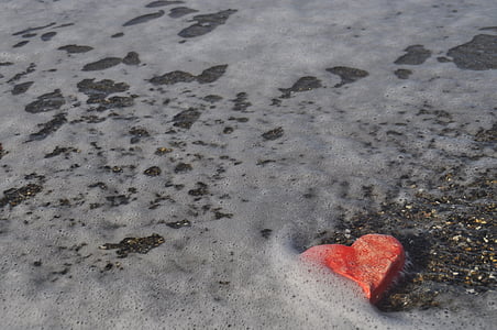 heart-shaped rock in beach thumbnail