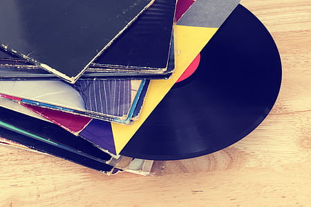 pile of vinyl sleeve lot thumbnail