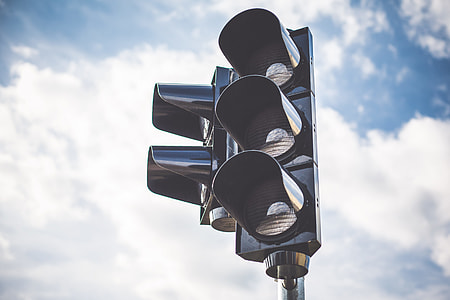 Traffic Lights and Sky With Clouds #2 thumbnail