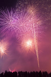 Fireworks during nightime thumbnail