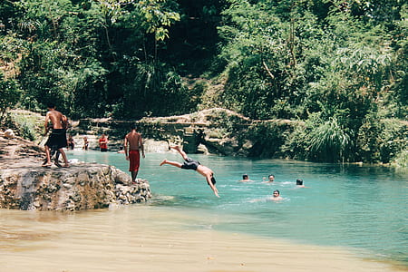 man diving in water thumbnail