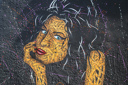 Street art depicting the late singer, Amy Winehouse thumbnail