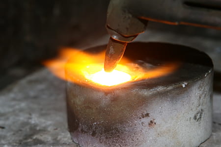 closeup of metal on fire thumbnail