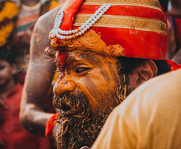 man with face painting thumbnail