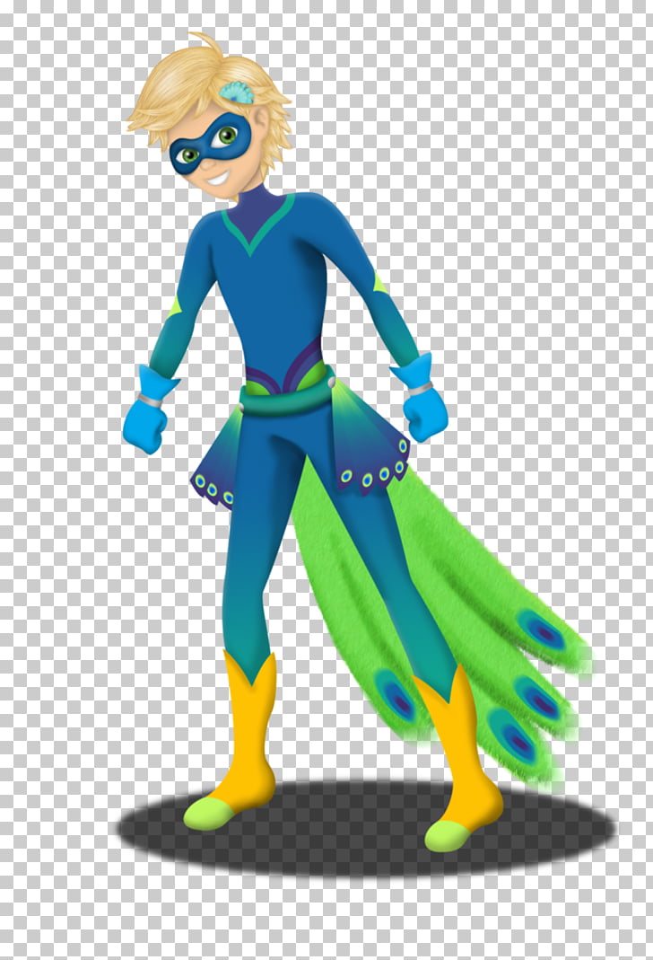 Adrien Agreste Peafowl Miraculous Ladybug Feather Peacock Png