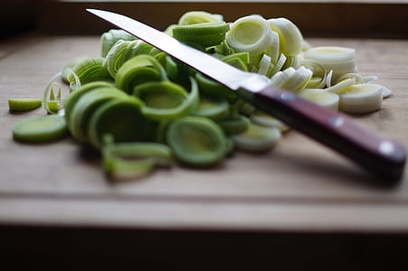 sliced vegetable and knife thumbnail