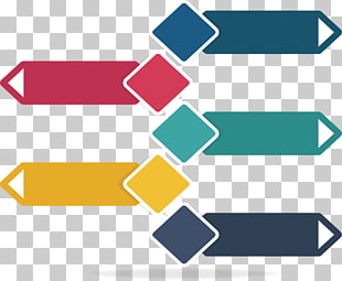 Infographic Diagram Icon, Color diamond title box information chart, signage artwork PNG clipart