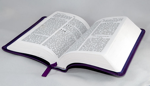 opened black covered book thumbnail