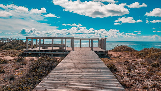 brown wooden dock thumbnail