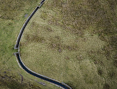 aerial photograph of river thumbnail