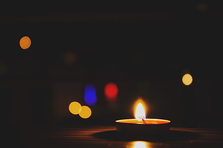 macro photo of tealight thumbnail