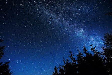 white stars at nighttime thumbnail