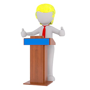 person standing in front of podium clip-art thumbnail