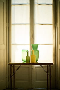four assorted glass vases thumbnail