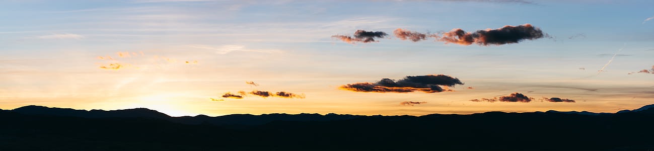 silhouette photo of mountain thumbnail
