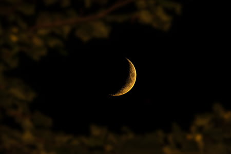 crescent moon photography thumbnail
