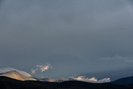 aerial photography of clouds on mountain thumbnail