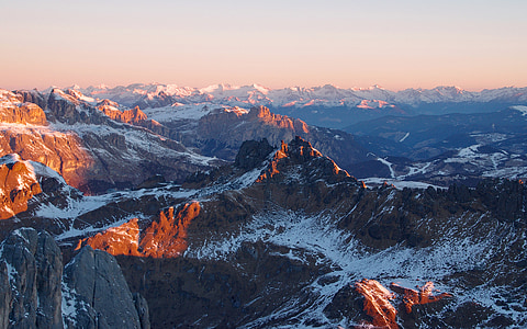 rocky mountain covered by snow thumbnail