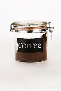 airtight canister filled with coffee powder thumbnail