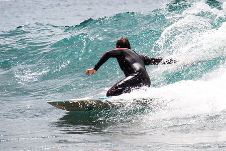 man riding surfboard thumbnail