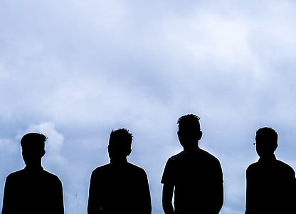 four silhouette of mans thumbnail