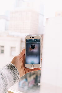 person holding gold iPhone 6 thumbnail