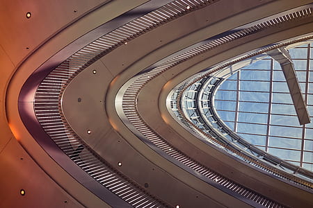 building interior worms eye view photo thumbnail