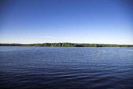 Blue lake Waters in Chequamegon National Forest, Wisconsin thumbnail