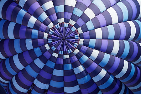 purple, blue, and white parachute thumbnail