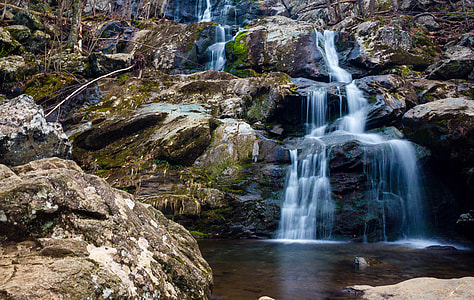 Bottom of the Upper Falls at Dark Hollow Falls in Shenandoah thumbnail
