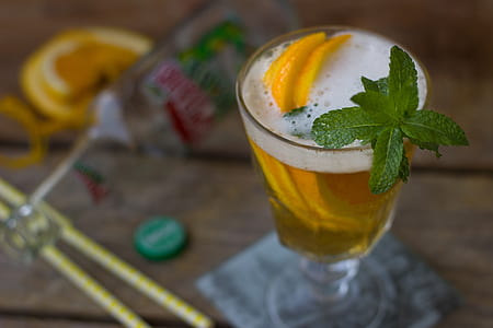 lemon juice filled in wine glass thumbnail
