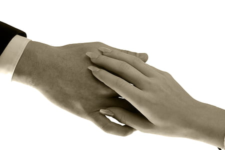 woman and man holding hands thumbnail