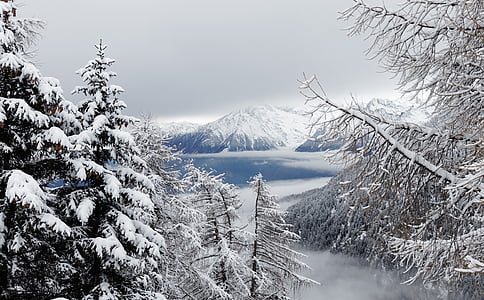 snow-covered mountain during daytime thumbnail