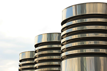 close up photo of stainless steel machines during daytime thumbnail