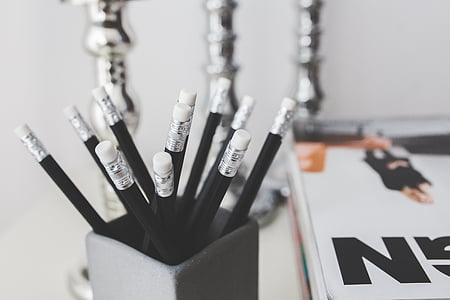 black pencils in shallow photography thumbnail