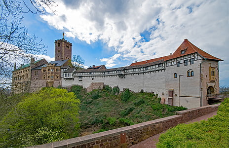 brown and gray castle under blue sky thumbnail
