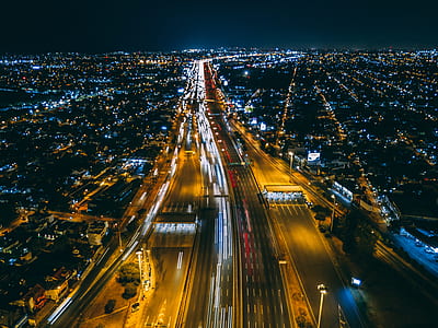 time lapse photography of city road during nighttime thumbnail