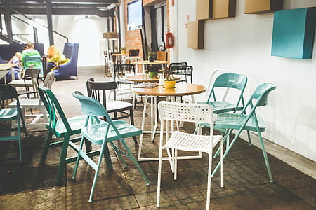 vacant assorted-color chairs thumbnail