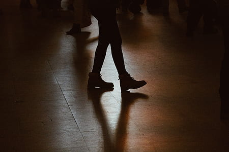 silhouette photo of person's feet thumbnail